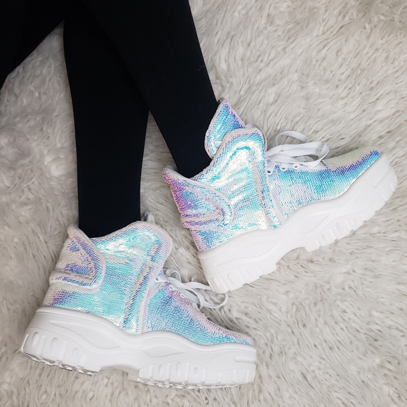 cape robbin sequin sneakers